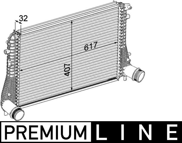 MAHLE CI 207 000P Intercooler