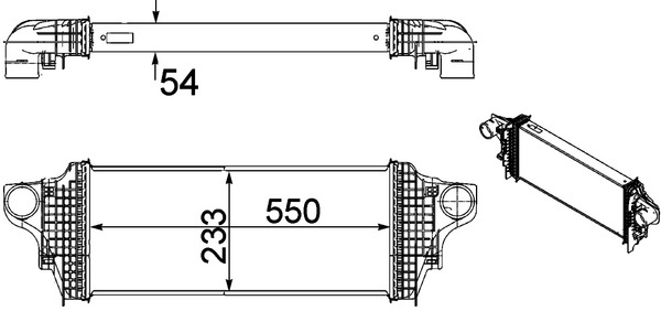 MAHLE CI 238 000P chladič...