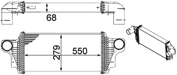 MAHLE CI 239 000P chladič...