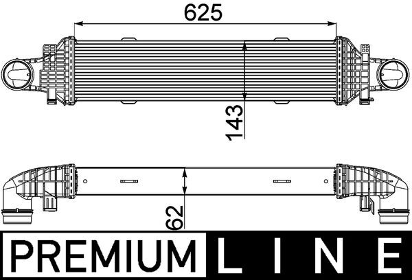 MAHLE CI 357 000P Intercooler