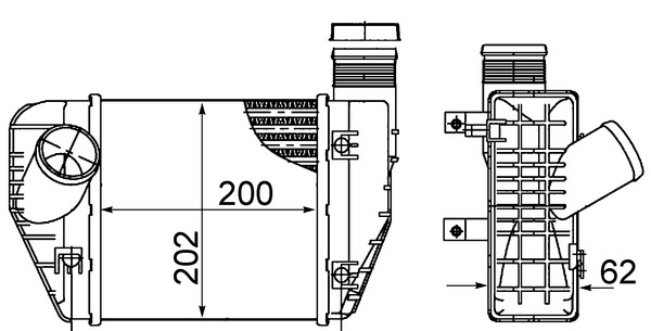 MAHLE CI 423 000S chladič...