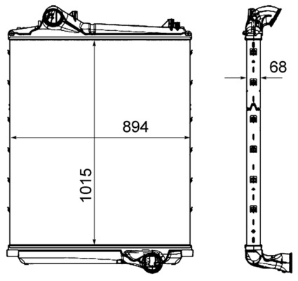 MAHLE CI 452 000P chladič...