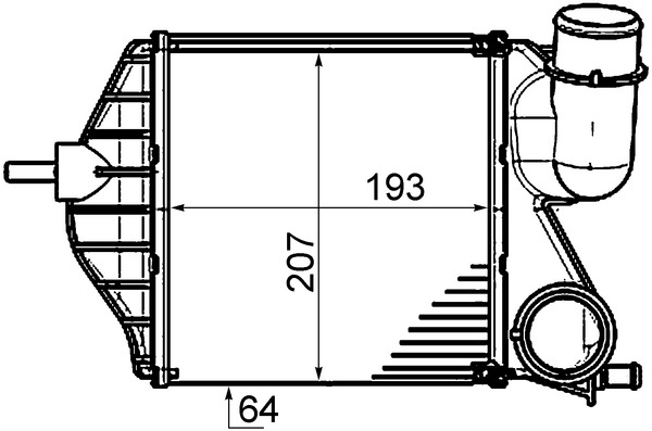 MAHLE CI 459 000P chladič...