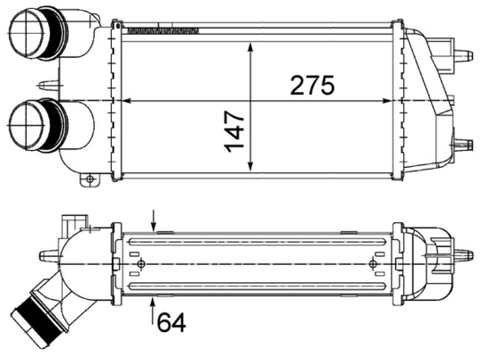 MAHLE CI 494 000S chladič...