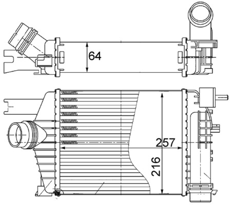 MAHLE CI 498 000S chladič...