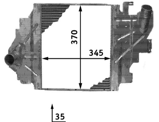 MAHLE CI 65 000P chladič turba