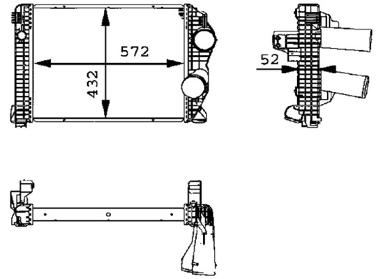 MAHLE CI 95 000P chladič turba