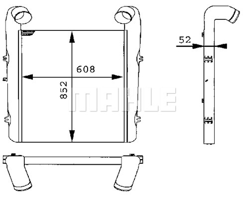 MAHLE CI 96 000P chladič turba