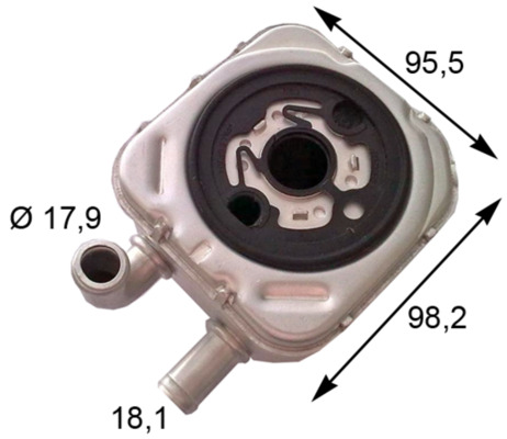 Oil Cooler, engine oil 2