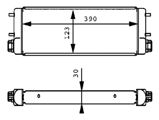 MAHLE CLC 169 001P Radiator...