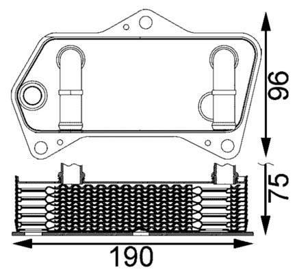 MAHLE CLC 202 000S Chladič...