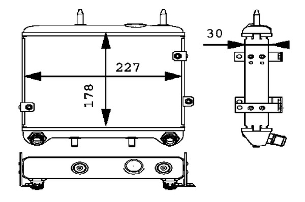 Oil Cooler, engine oil
