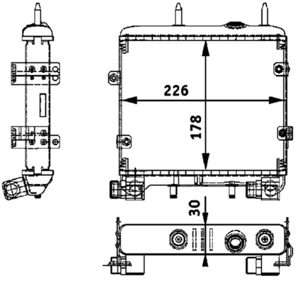 Oil Cooler, engine oil