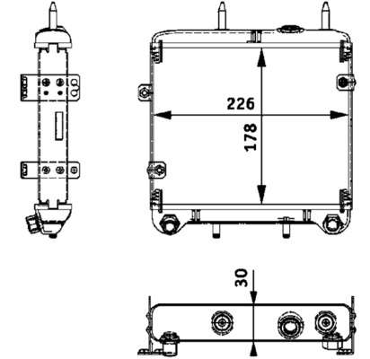 Oil Cooler, engine oil