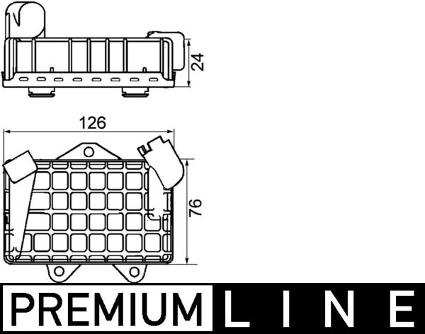 Oil Cooler, engine oil 2
