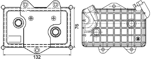 Oil Cooler, engine oil
