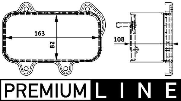 Oil Cooler, engine oil 2