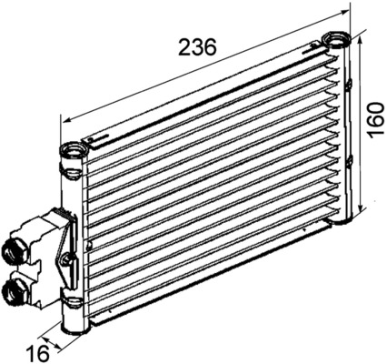 MAHLE CLC 74 000P olajhűtő,...