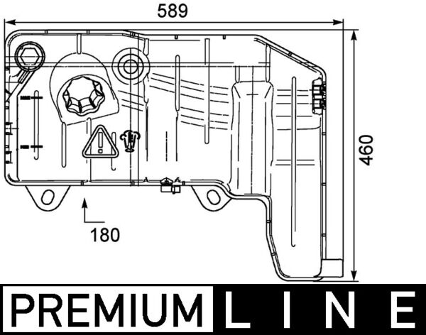 MAHLE CRT 55 000P Vas de...