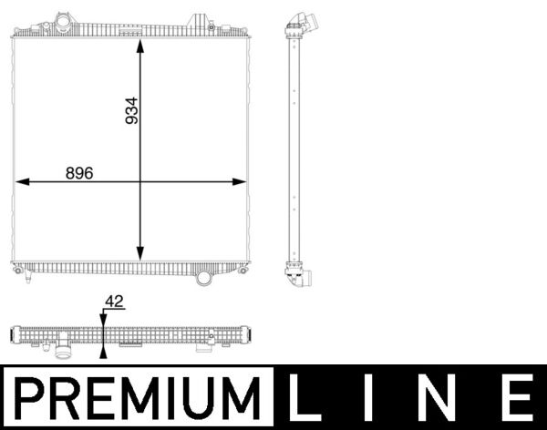 MAHLE CR 103 000P hűtő,...