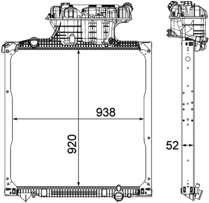 MAHLE CR 1040 000P Ψυγείο,...