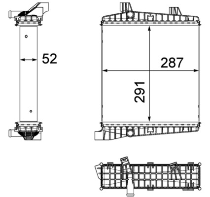 Radiator, engine cooling 3