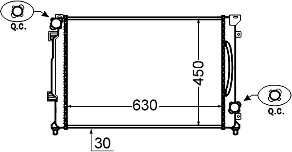 Radiator, engine cooling 5