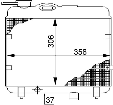 MAHLE CR 145 000S Chladič,...