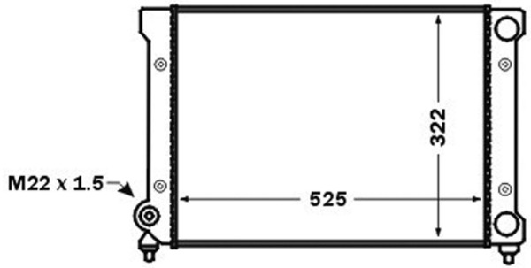 MAHLE CR 1532 000S Chladič,...