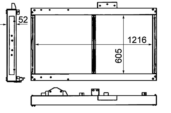 Radiator, engine cooling