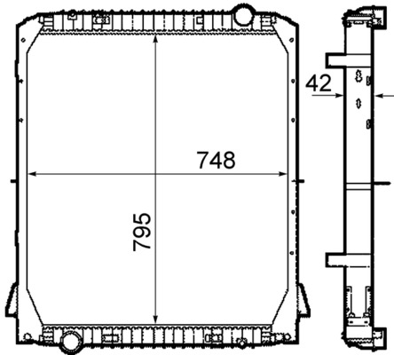 MAHLE CR 1913 000P Chladič,...