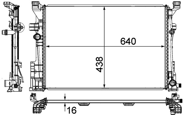 Radiator, engine cooling 3