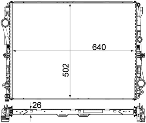 Radiator, engine cooling 3