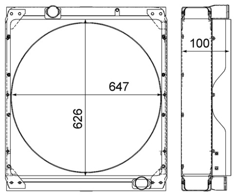 Radiator, engine cooling 3
