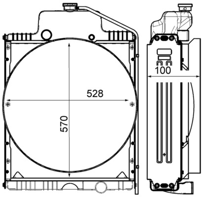 Radiator, engine cooling 3
