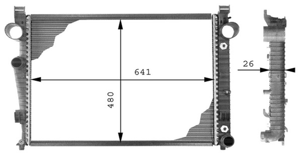 Radiator, engine cooling 3