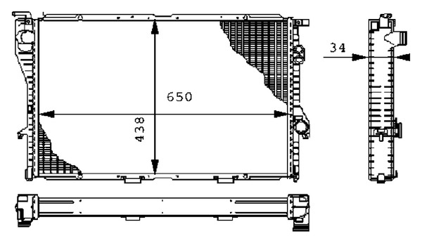 Radiator, engine cooling 3
