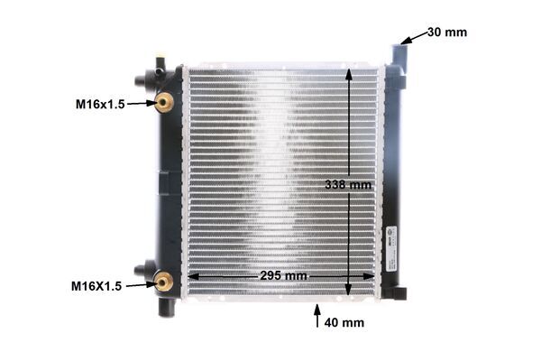 Radiator, engine cooling 7