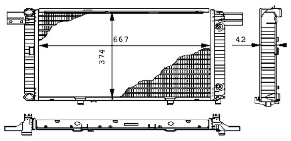 Radiator, engine cooling 5