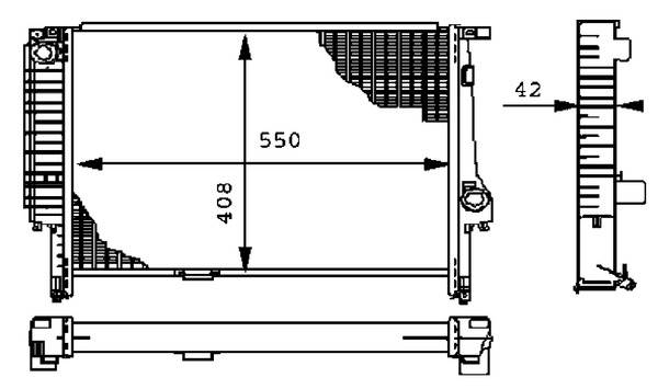 Radiator, engine cooling 3