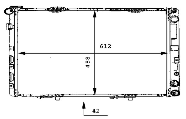 MAHLE CR 283 000P Chladič,...