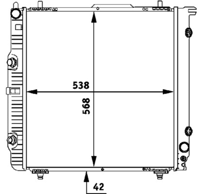 Radiator, engine cooling 6