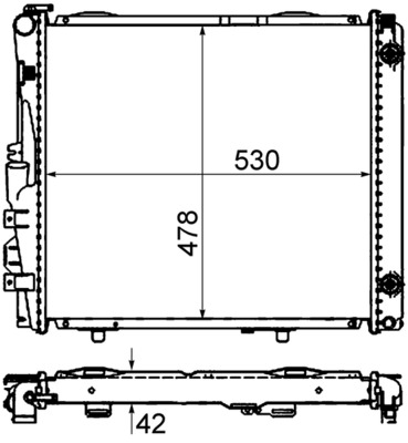 Radiator, engine cooling 8