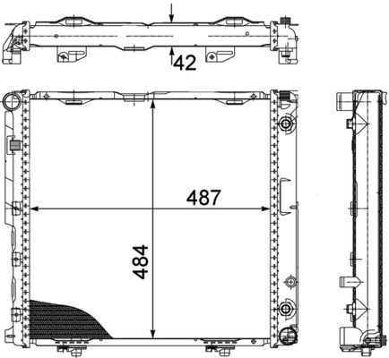 Radiator, engine cooling 5