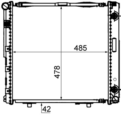 Radiator, engine cooling 5