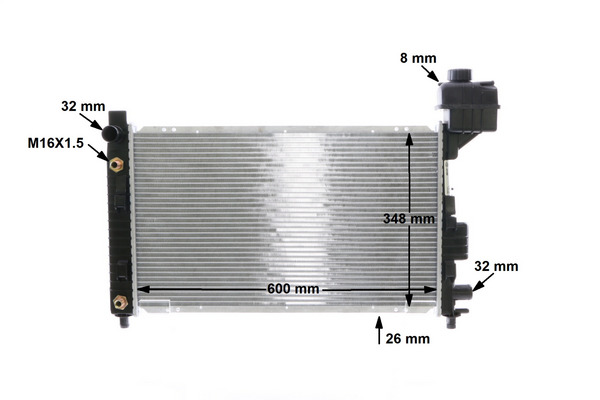 Radiator, engine cooling 7