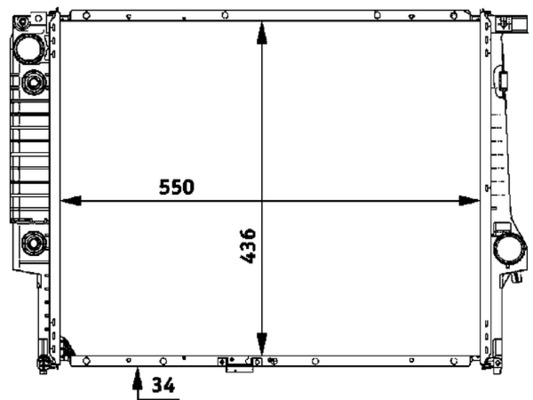 Radiator, engine cooling 4