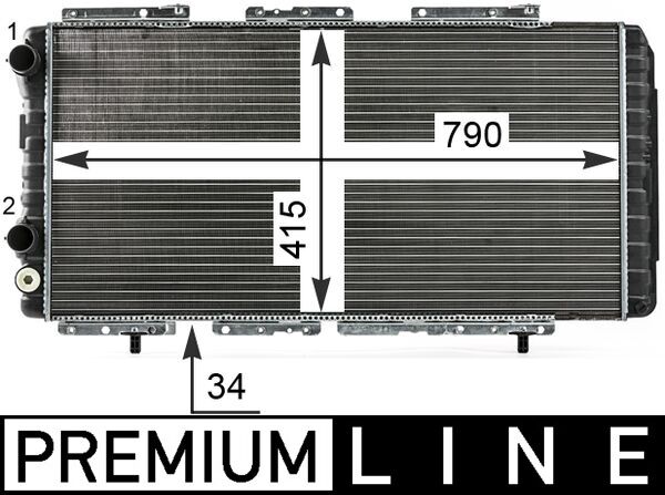 MAHLE CR 33 000P hűtő,...