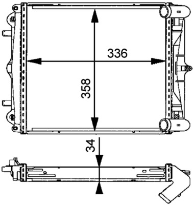 Radiator, engine cooling 4