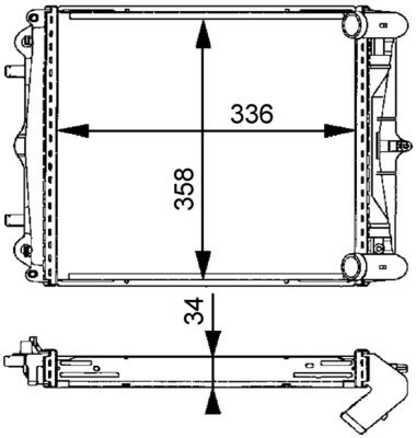 Radiator, engine cooling 7